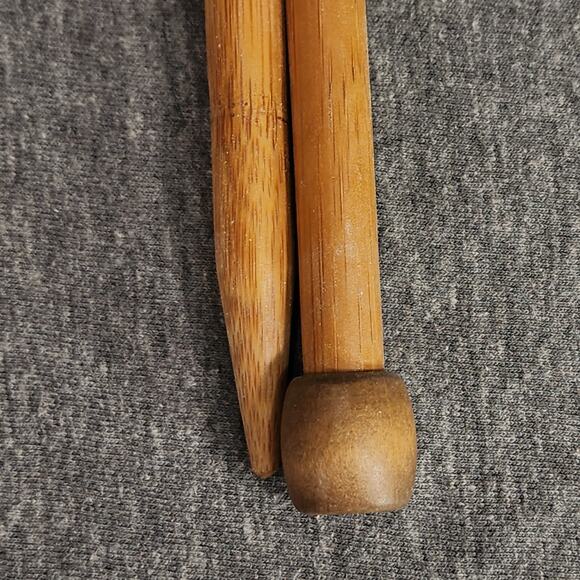 Bamboo Knitting Needles 13" 12mm Ball End 16 pairs available other sizes too NEW - Picture 3 of 5